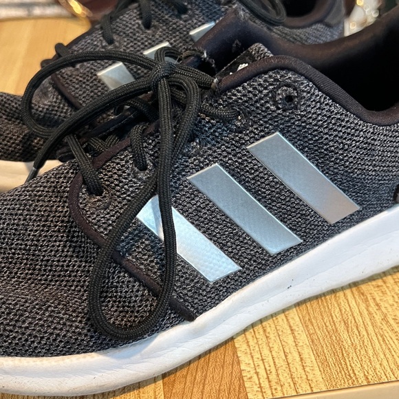 Adidas Black and Silver Cloudfoam Shoes - Picture 7 of 7